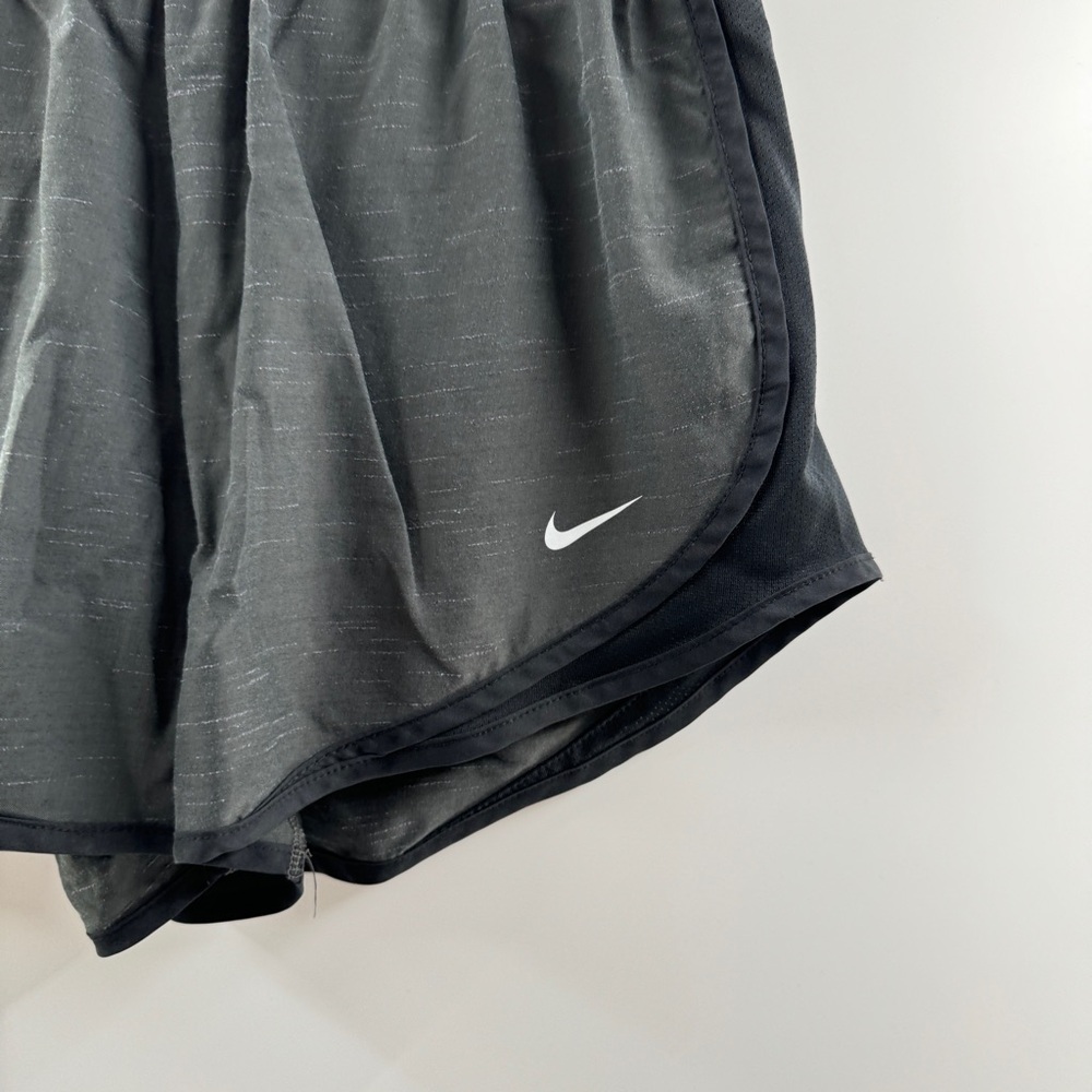 Nike Dri Fit Running Shorts Grey with Black Sides Size Medium - Picture 3 of 5